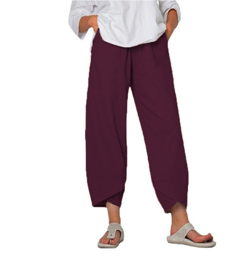 Pantalones Cómodos De Corte Holgado Para Mujer | Pernera Ancha
