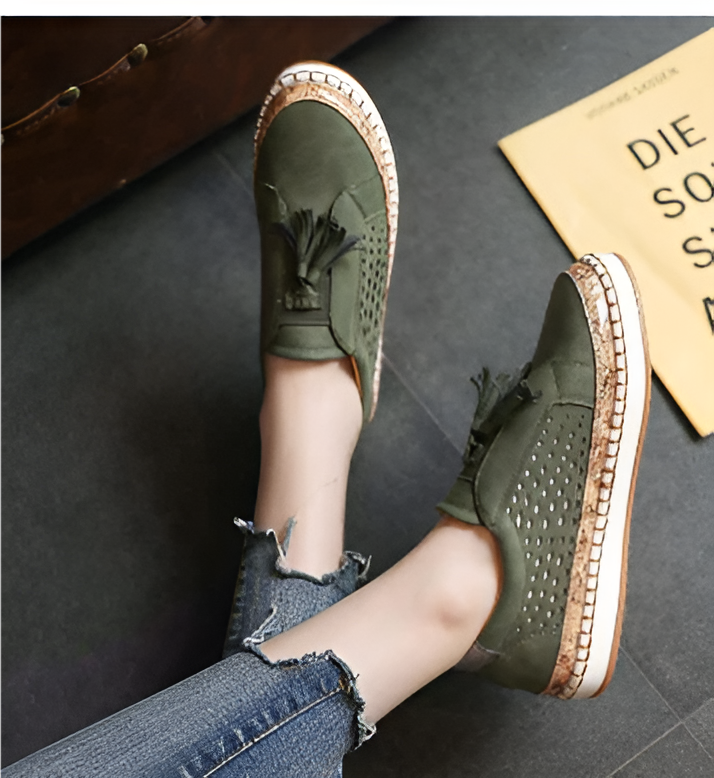 Zapatos Casuales Sin Cordones Para Mujer | Borlas