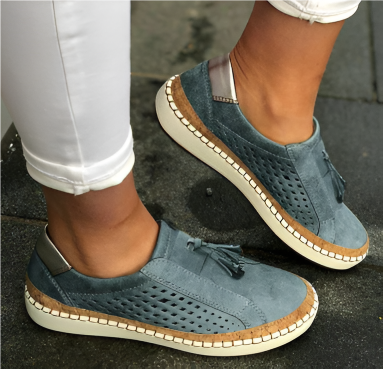 Zapatos Casuales Sin Cordones Para Mujer | Borlas