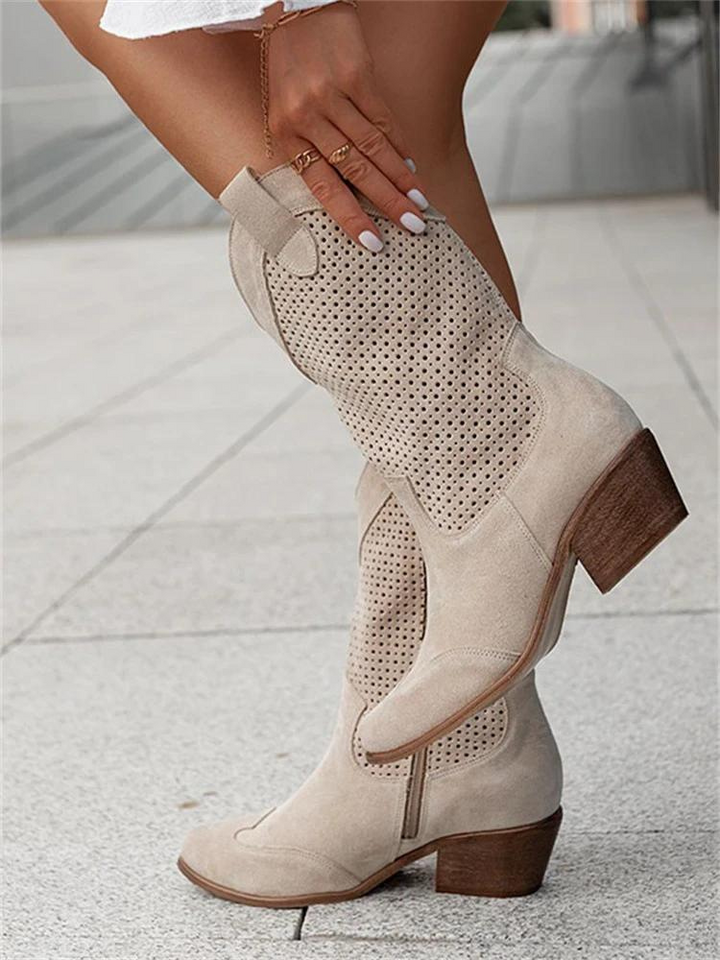 Botas Vaqueras Clásicas Para Mujer | Sin Cordones