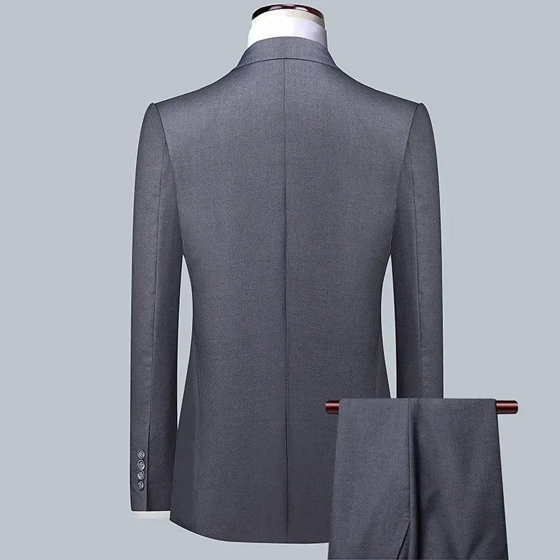 Hombres 3 Piezas Traje De Boda Formal De Invitados Set | Elegante