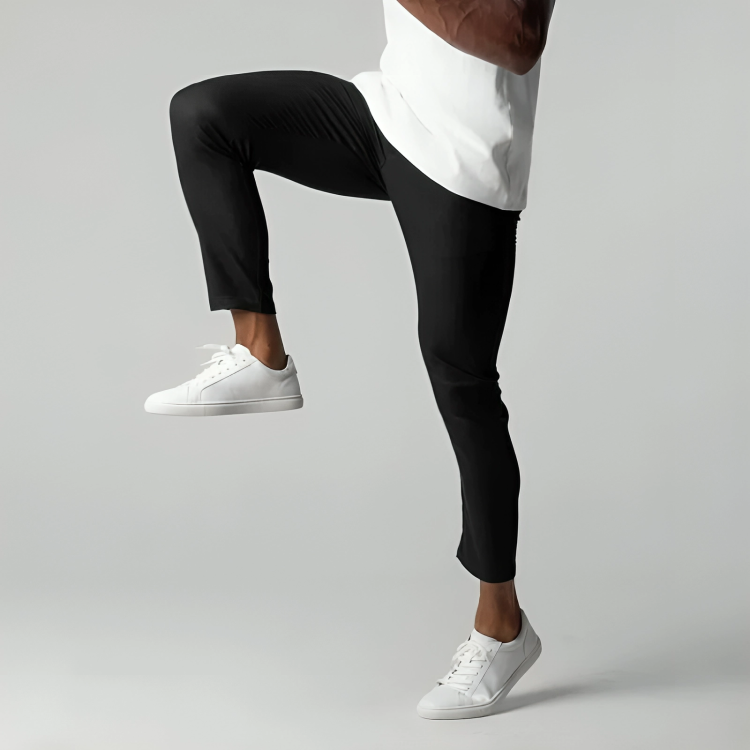 Pantalones Tobilleros Informal Corte Ajustado Para Hombre | Moderno