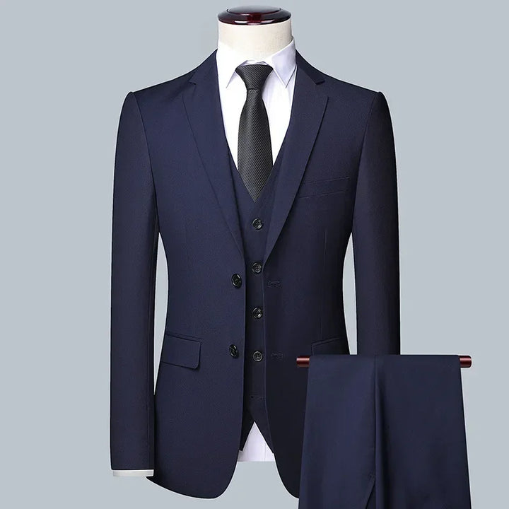 Hombres 3 Piezas Traje De Boda Formal De Invitados Set | Elegante
