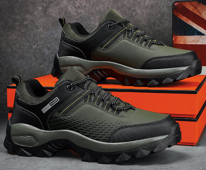 Zapatos De Senderismo Antideslizantes Para Hombre | Con Cordones