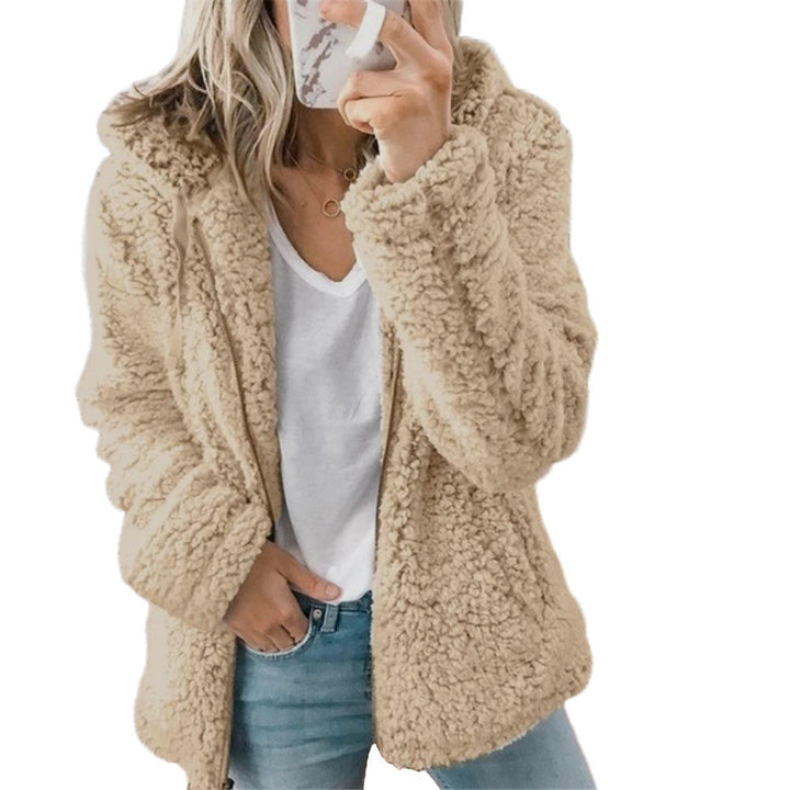 Chaqueta Informal Con Capucha Para Mujer | Cálida