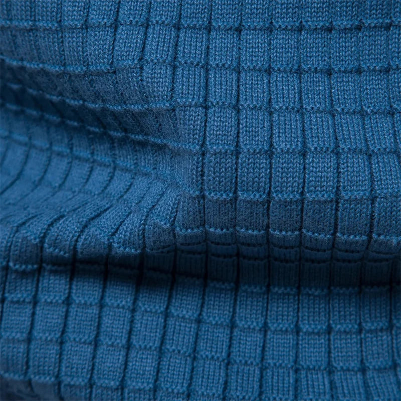 Jersey De Cuello Redondo De Punto Para Hombre | Mangas Largas