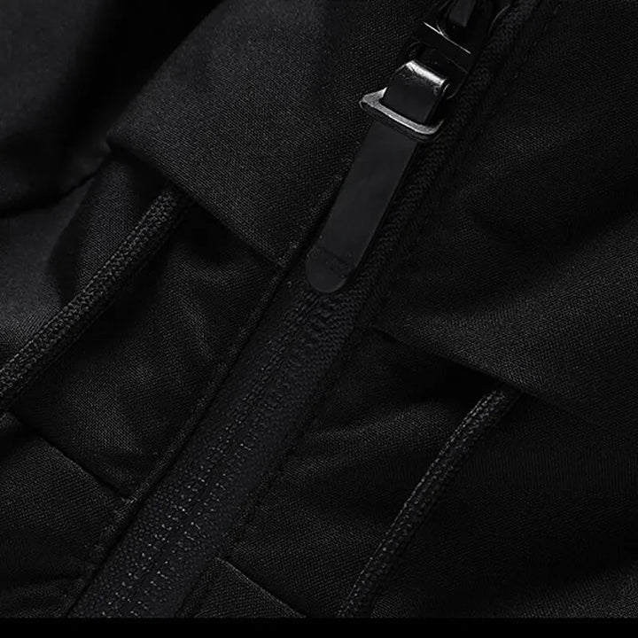 Chaqueta De Invierno Para Hombre Con Bolsillo Con Cremallera | Mangas Largas