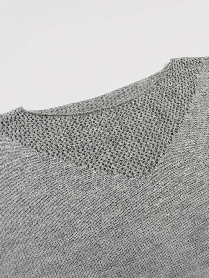 Jersey De Punto Con Bloques De Color Para Mujer | Mangas Largas