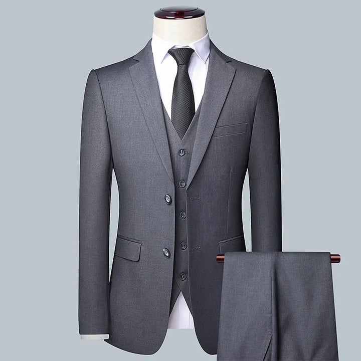 Hombres 3 Piezas Traje De Boda Formal De Invitados Set | Elegante