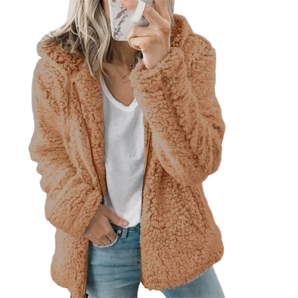 Chaqueta Informal Con Capucha Para Mujer | Cálida