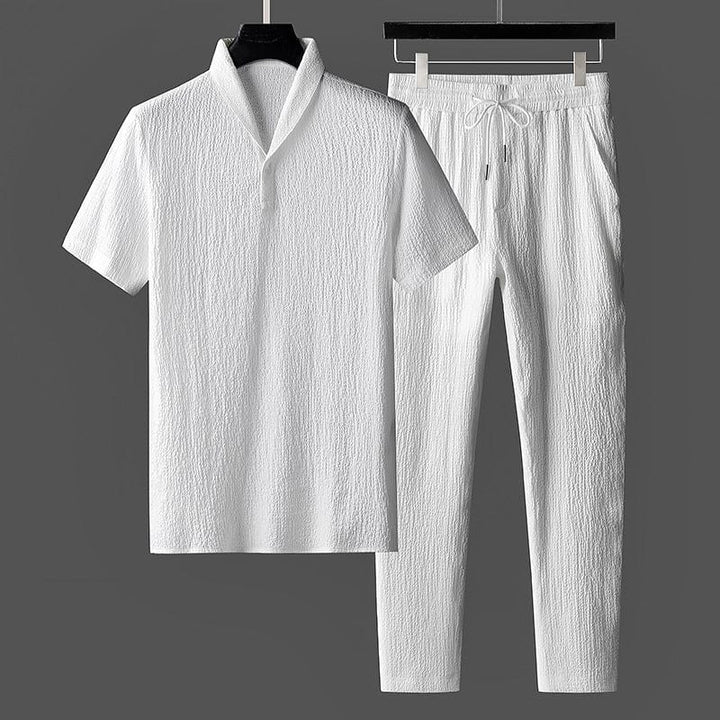 Conjunto Informal Cómodo De 2 Piezas Para Hombre | Elegante