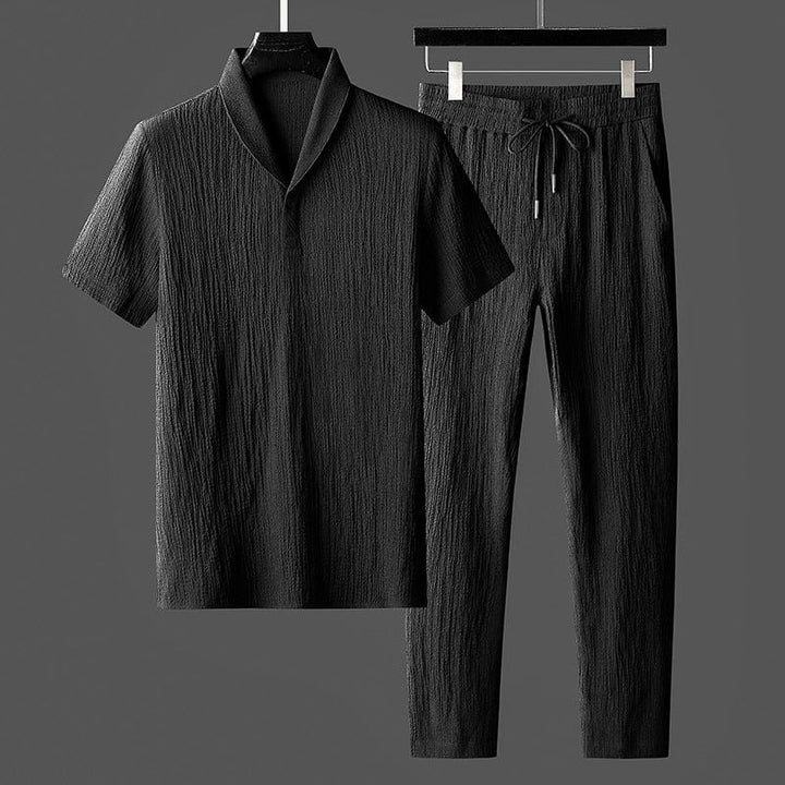 Conjunto Informal Cómodo De 2 Piezas Para Hombre | Elegante