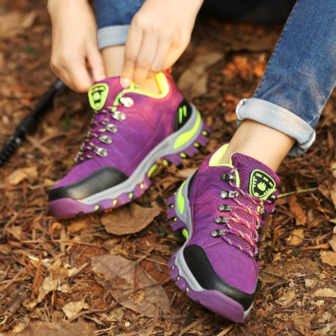 Zapatos De Senderismo Clásicos Para Mujer | Con Cordones