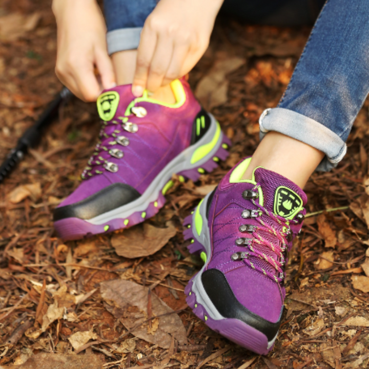 Zapatos De Senderismo Clásicos Para Mujer | Con Cordones