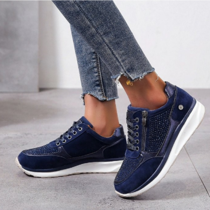 Zapatos Casuales Sin Cordones Para Mujer | Cremallera