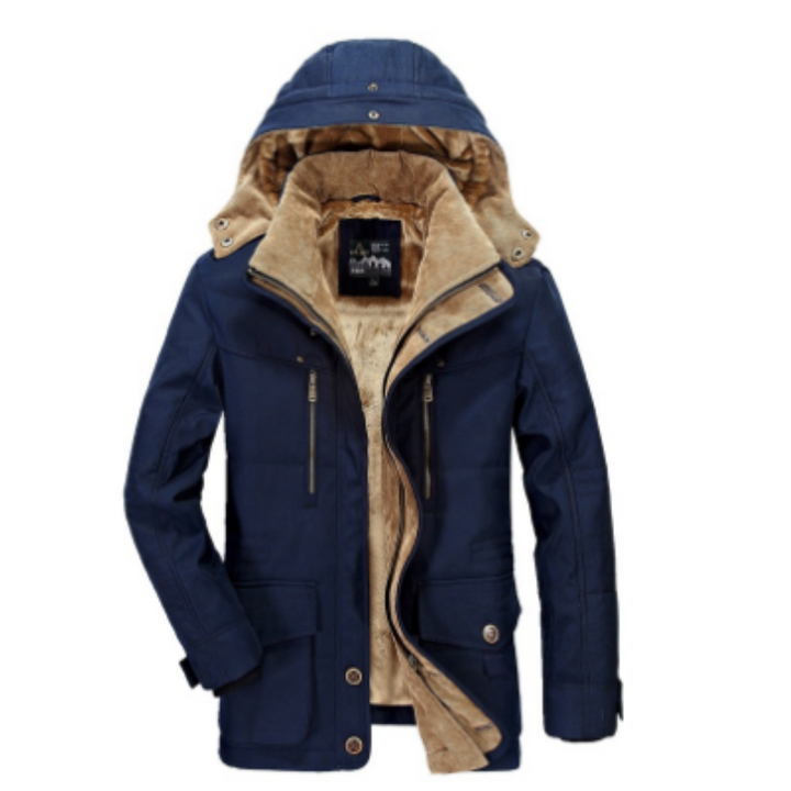 Chaqueta De Invierno Con Capucha Para Hombre | Cremallera