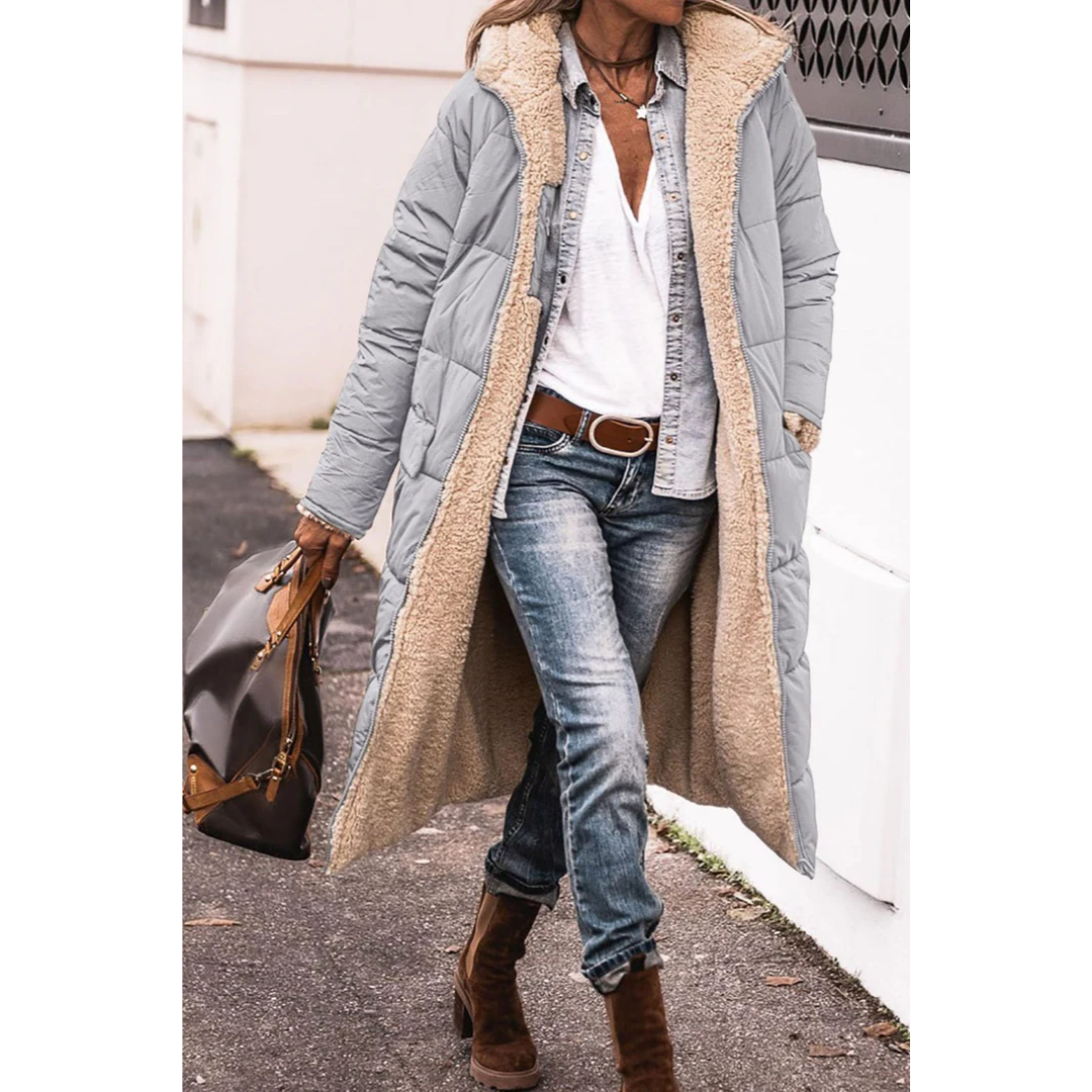 Abrigo Acolchada De Invierno Para Mujer | Largo