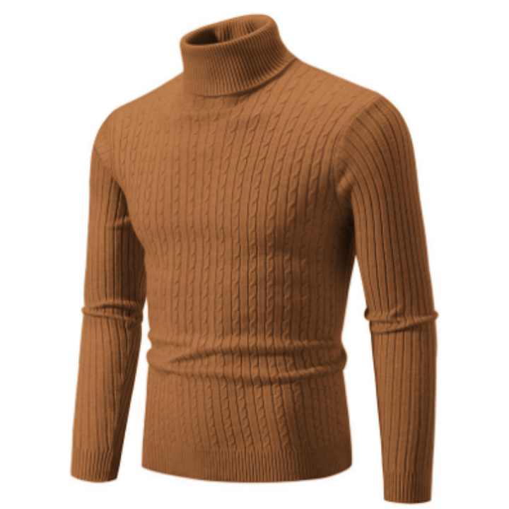 Jersey De Cuello Alto De Invierno Para Hombre | Mangas Largas
