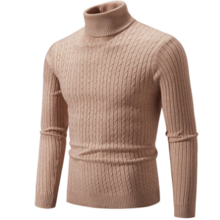Jersey De Cuello Alto De Invierno Para Hombre | Mangas Largas