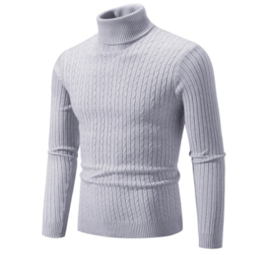 Jersey De Cuello Alto De Invierno Para Hombre | Mangas Largas