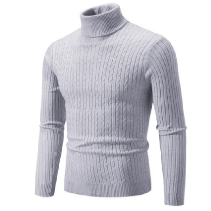 Jersey De Cuello Alto De Invierno Para Hombre | Mangas Largas