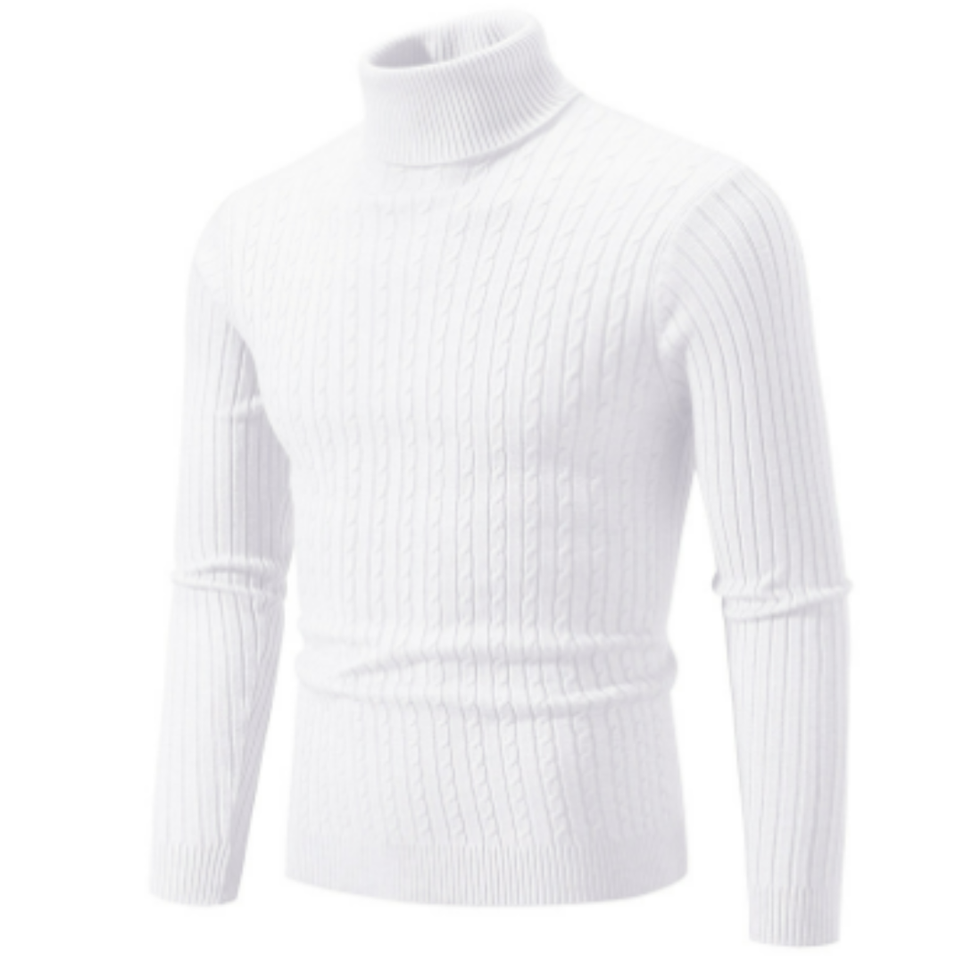 Jersey De Cuello Alto De Invierno Para Hombre | Mangas Largas