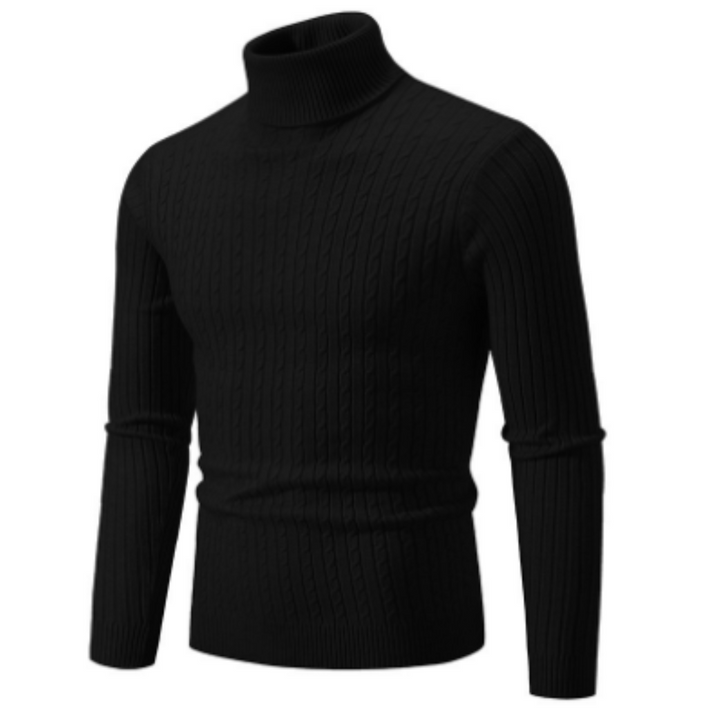 Jersey De Cuello Alto De Invierno Para Hombre | Mangas Largas