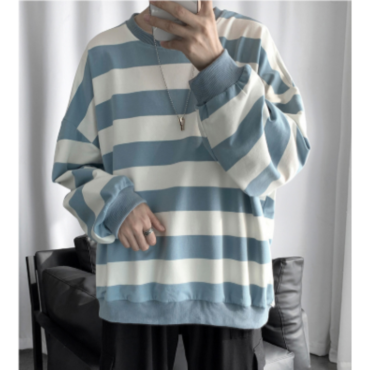 Jersey Sobredimensionado De Cuello Redondo Para Hombre | Invierno