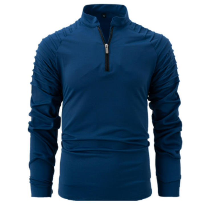 Jersey De Invierno De Manga Larga Para Hombre | Media Cremallera