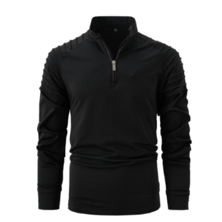 Jersey De Invierno De Manga Larga Para Hombre | Media Cremallera