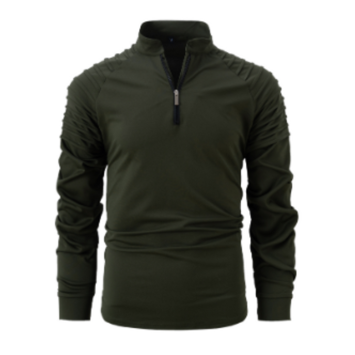 Jersey De Invierno De Manga Larga Para Hombre | Media Cremallera