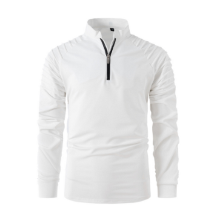 Jersey De Invierno De Manga Larga Para Hombre | Media Cremallera