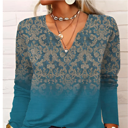 Blusa Estampada Elegante Para Mujer | Cómoda