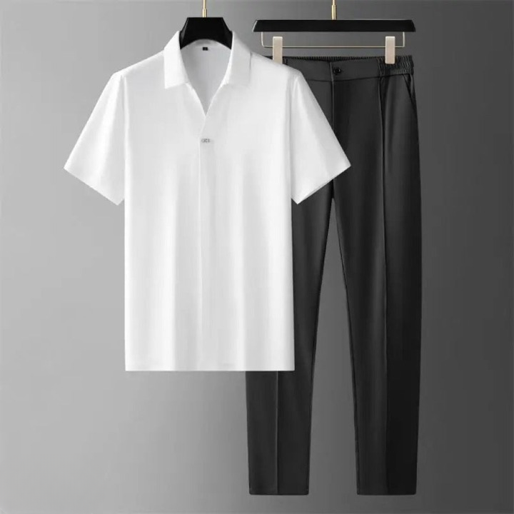 Conjunto Informal De Dos Piezas Para Hombre | Cómodo