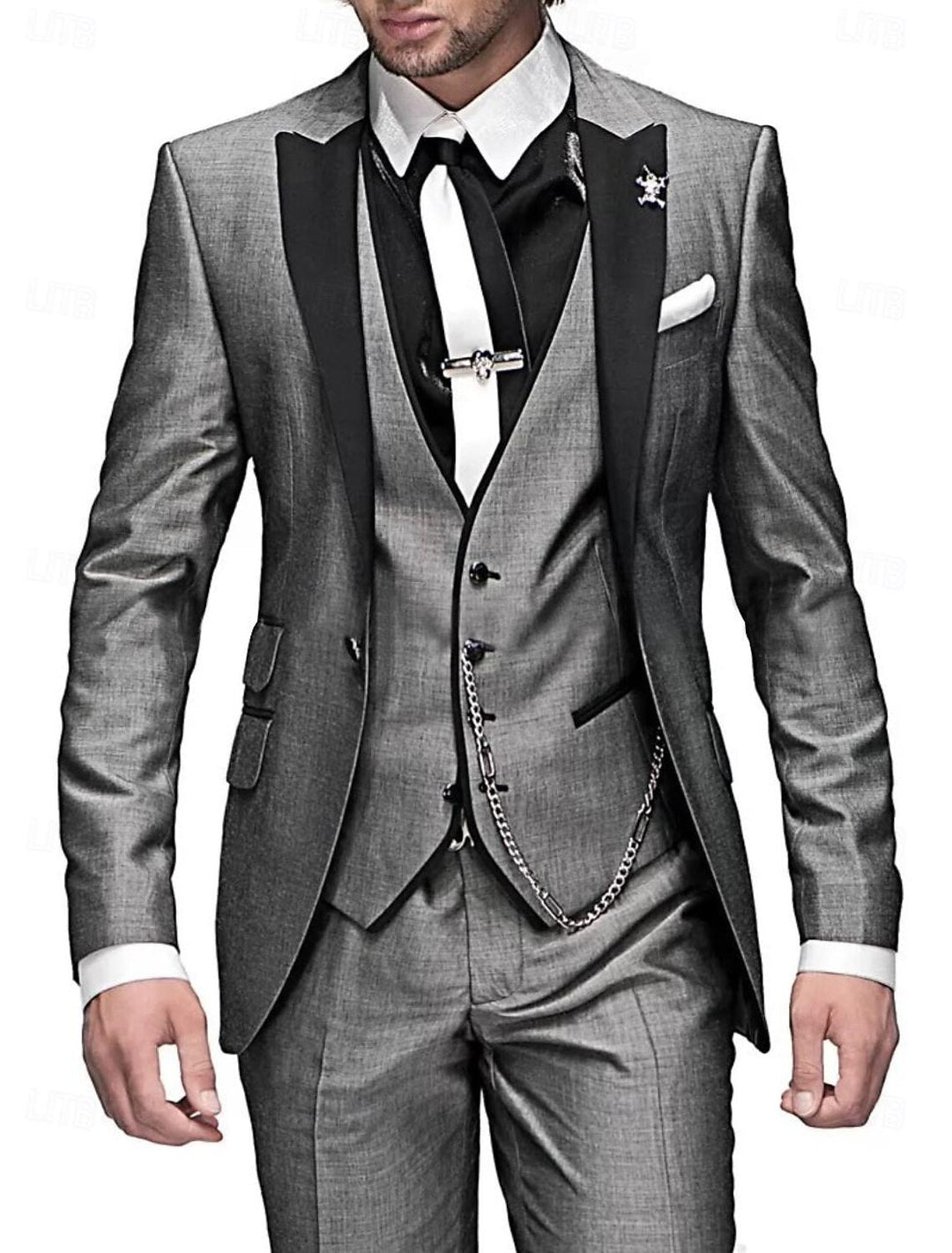 Hombres 3 Piezas De La Vendimia De La Boda Traje De Invitados Conjunto | Elegante