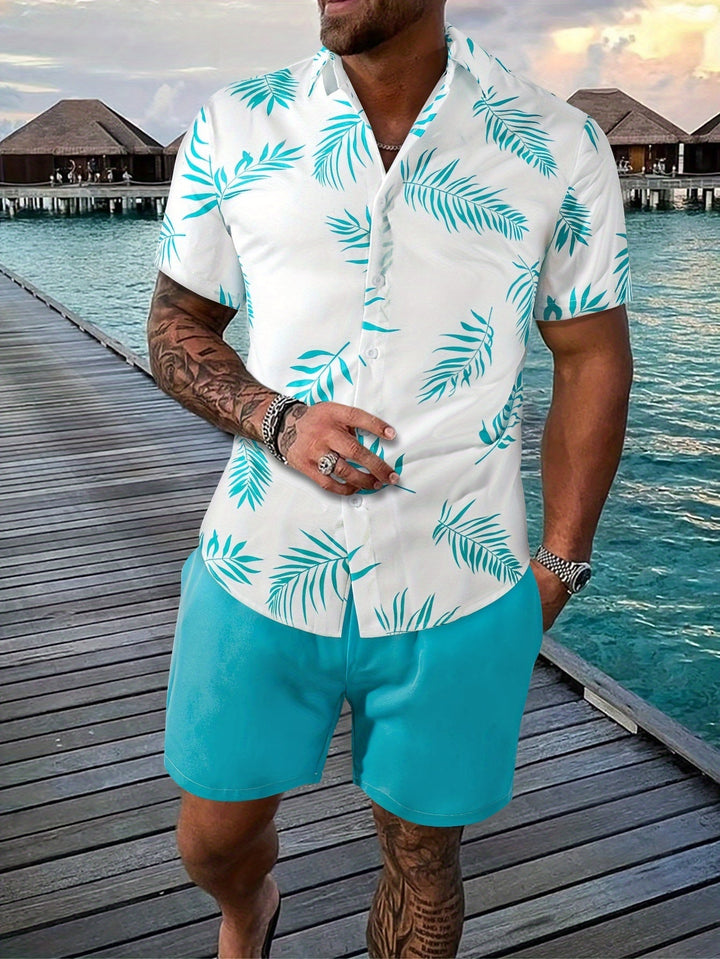Conjunto de 2 piezas para hombre Tropical Verano | Informal