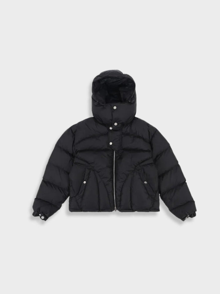 Chaqueta Acolchada De Invierno Extragrande Con Capucha Para Hombre | Cálida