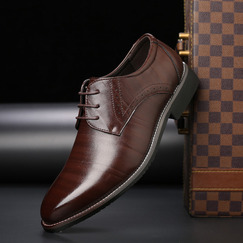 Zapatos De Vestir Clásicos Con Cordones Para Hombre | Elegante