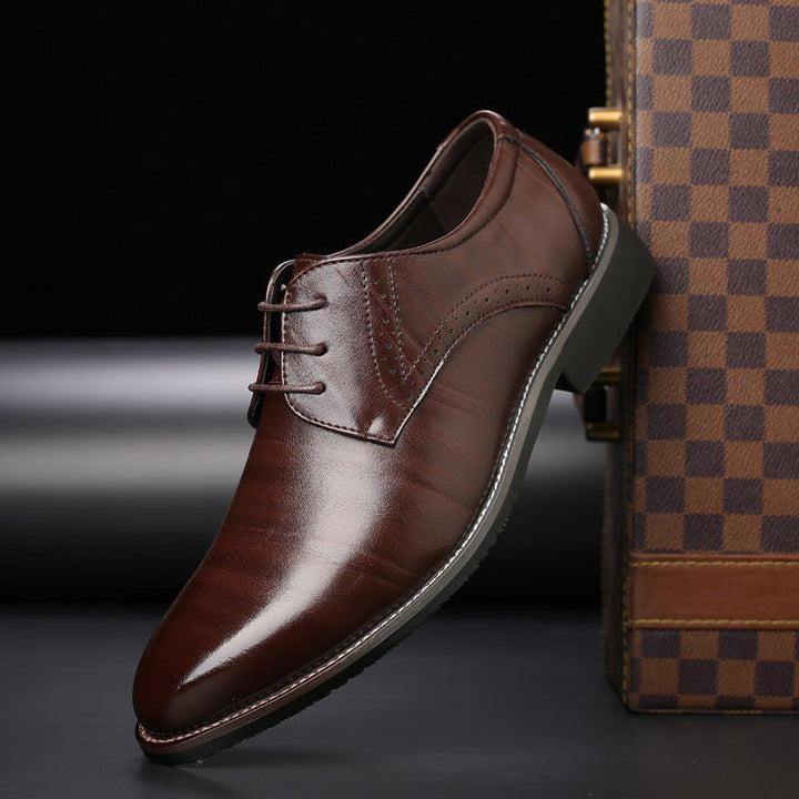 Zapatos De Vestir Clásicos Con Cordones Para Hombre | Elegante