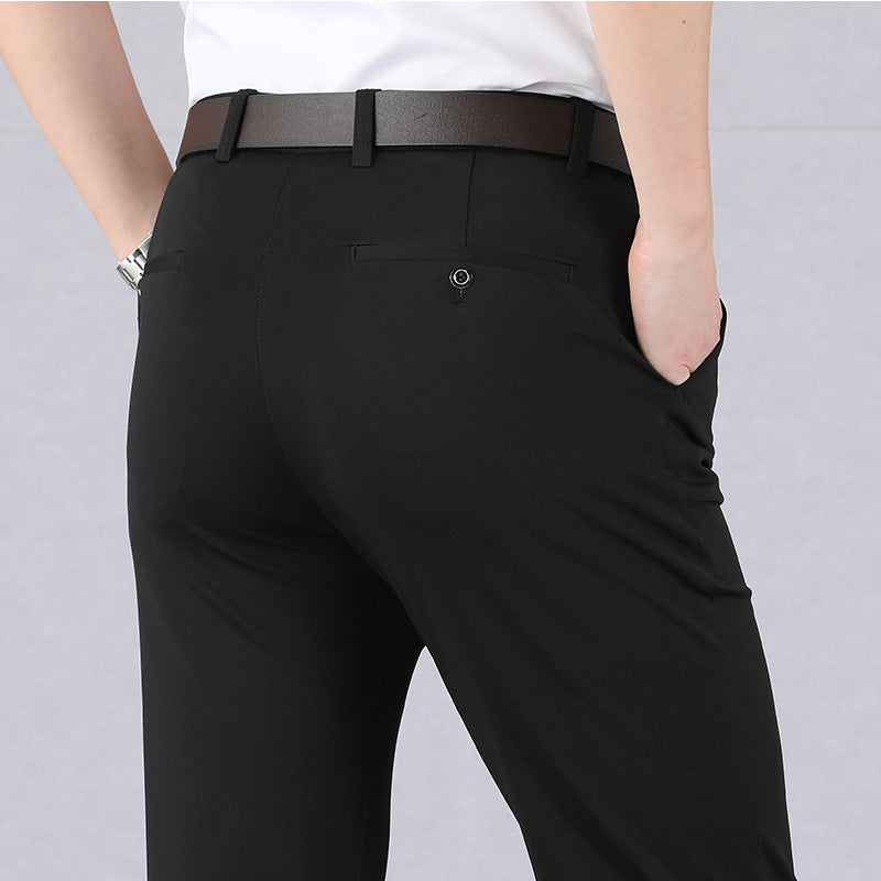 Pantalones De Negocios Elásticos Para Hombre | Corte Ajustado