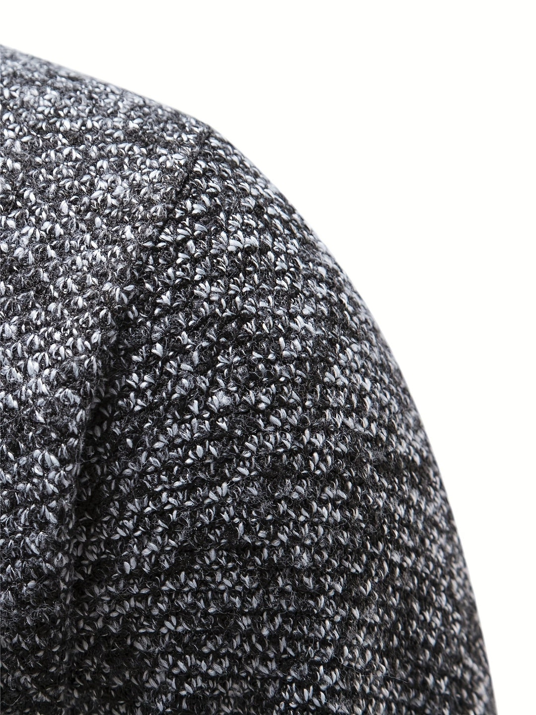 Jersey De Cuello Alto Para Hombre Con Cremallera De Un Cuarto | De Punto