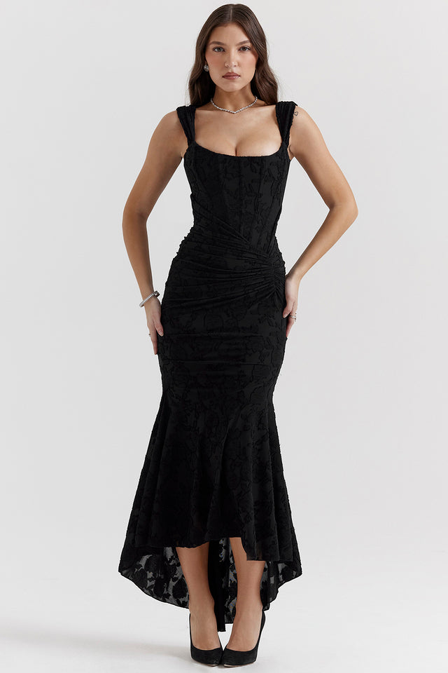 Vestido Sin Mangas Con Fruncidos Para Mujer | Maxi