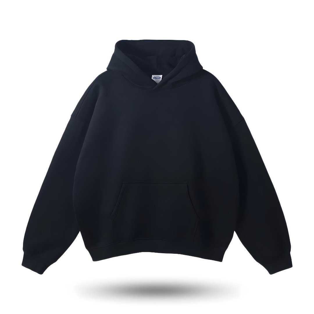 Sudadera Con Capucha Y Bolsillo Canguro De Manga Larga Para Hombre | De Gran Tamaño