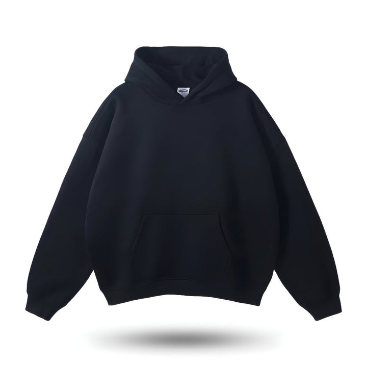Sudadera Con Capucha Y Bolsillo Canguro De Manga Larga Para Hombre | De Gran Tamaño