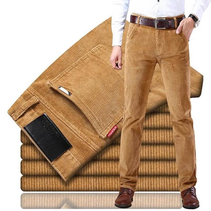 Pantalones Casuales Clásicos de Corte Ajustado para Hombre | Estilosos
