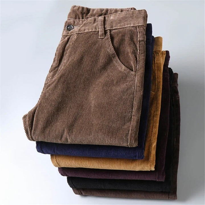 Pantalones Casuales Clásicos de Corte Ajustado para Hombre | Estilosos