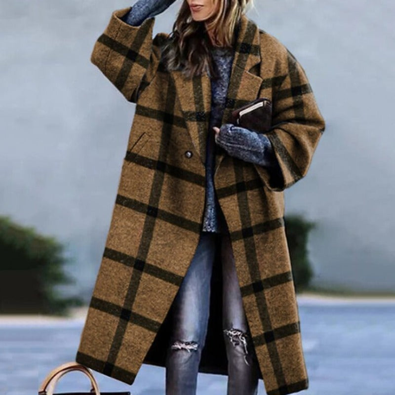 Abrigo Largo De Invierno Para Mujer | Cálido