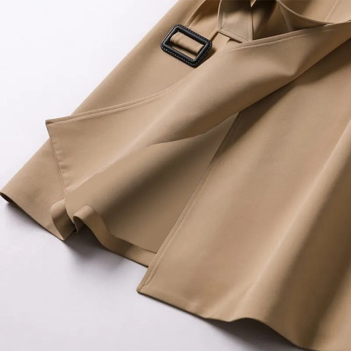 Abrigo Largo Tipo Trench Para Mujer | Doble Botonadura