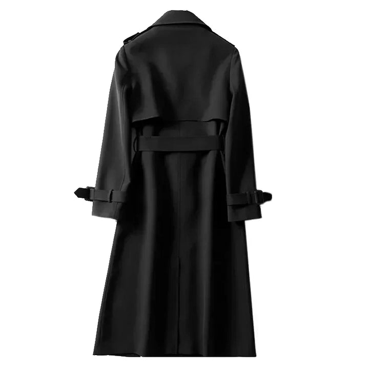 Abrigo Largo Tipo Trench Para Mujer | Doble Botonadura