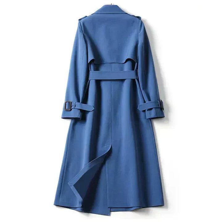 Abrigo Largo Tipo Trench Para Mujer | Doble Botonadura